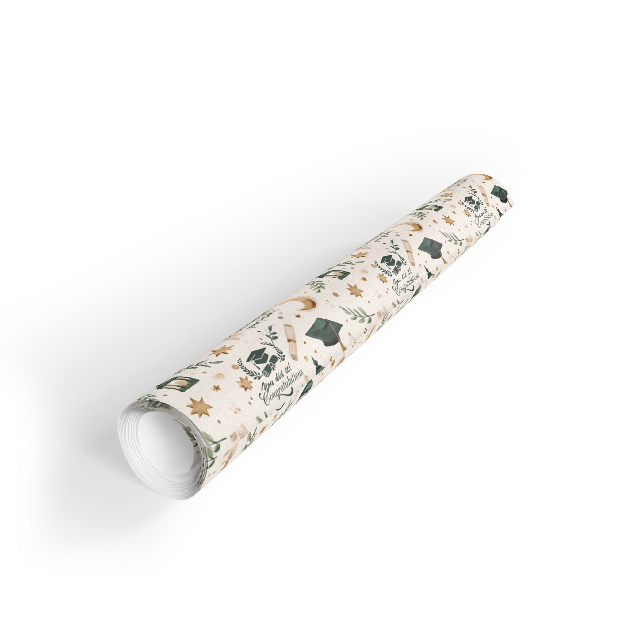 Islamic Graduation Wrapping Paper | Graduate Mubarak Gift Wrap | Faith-Inspired Graduation Paper