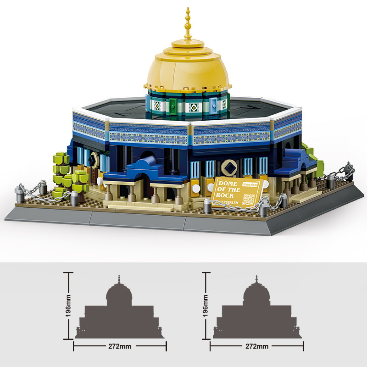 Dome of the Rock Building Block Set