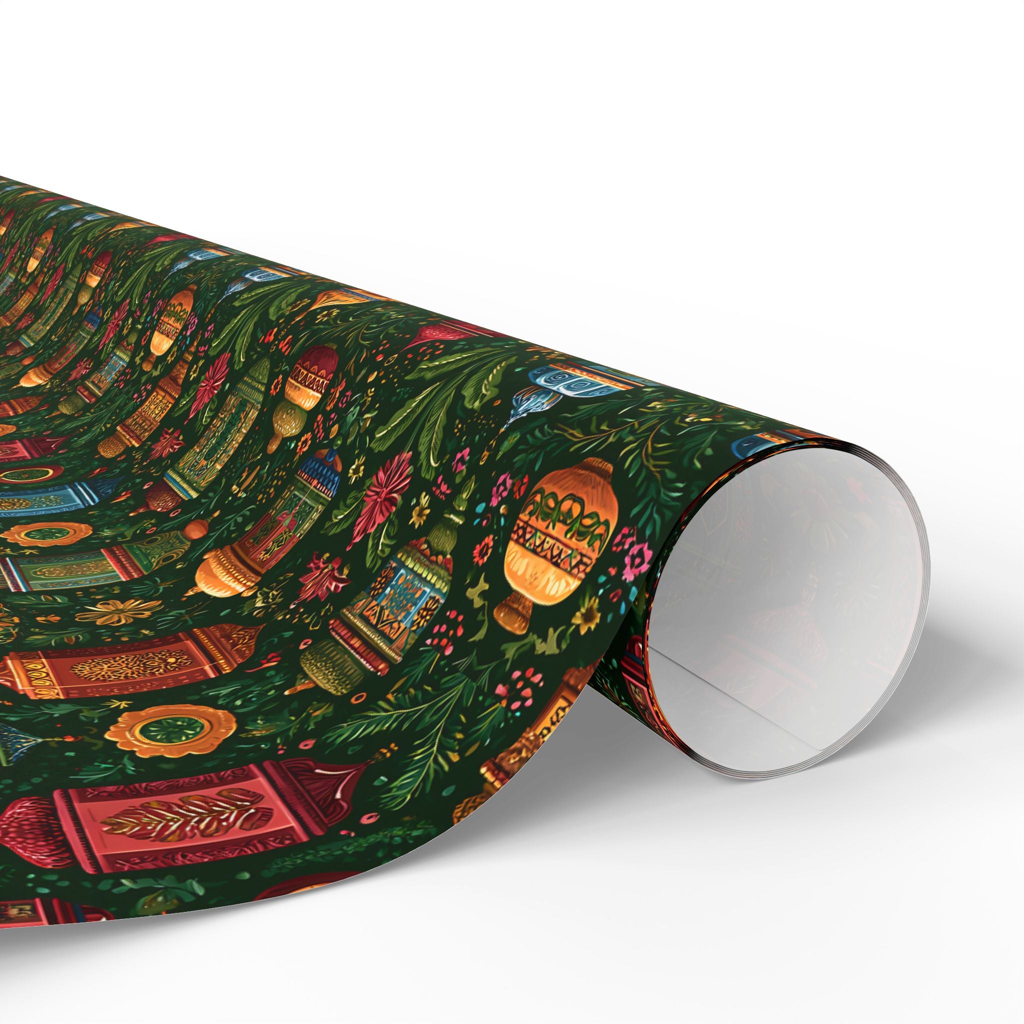 Islamic Wrapping Paper | Eid & Ramadan Lantern Gift Wrap | Luxury Elegant Wrapping Paper for Special Occasions