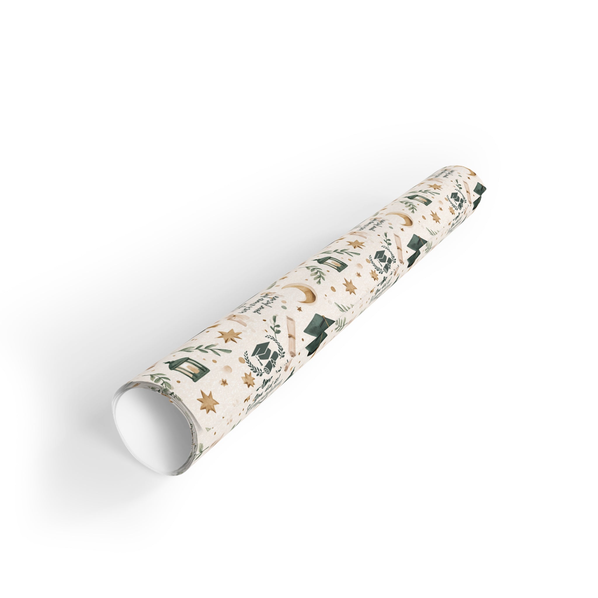Islamic Graduation Wrapping Paper  | Graduate Mubarak Gift Wrap | Faith-Inspired Graduation Paper