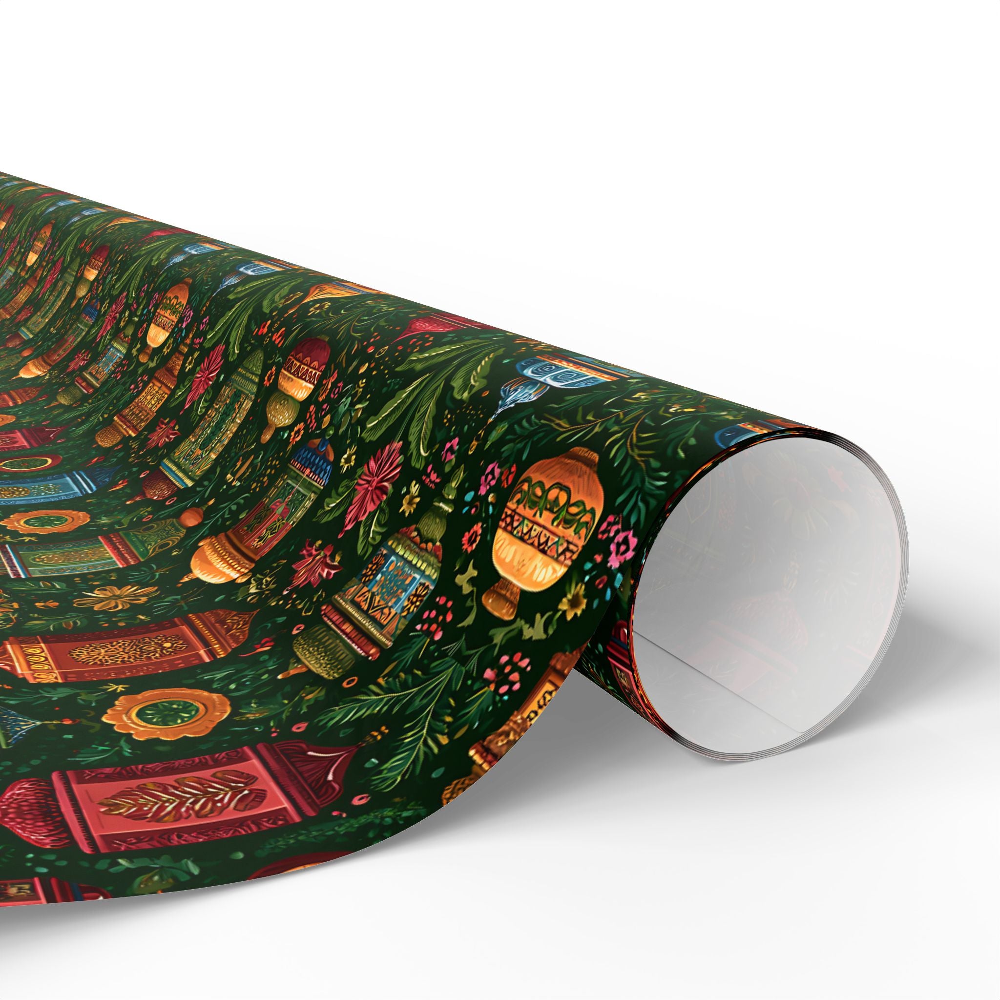 Islamic Wrapping Paper | Eid & Ramadan Lantern Gift Wrap | Luxury Elegant Wrapping Paper for Special Occasions