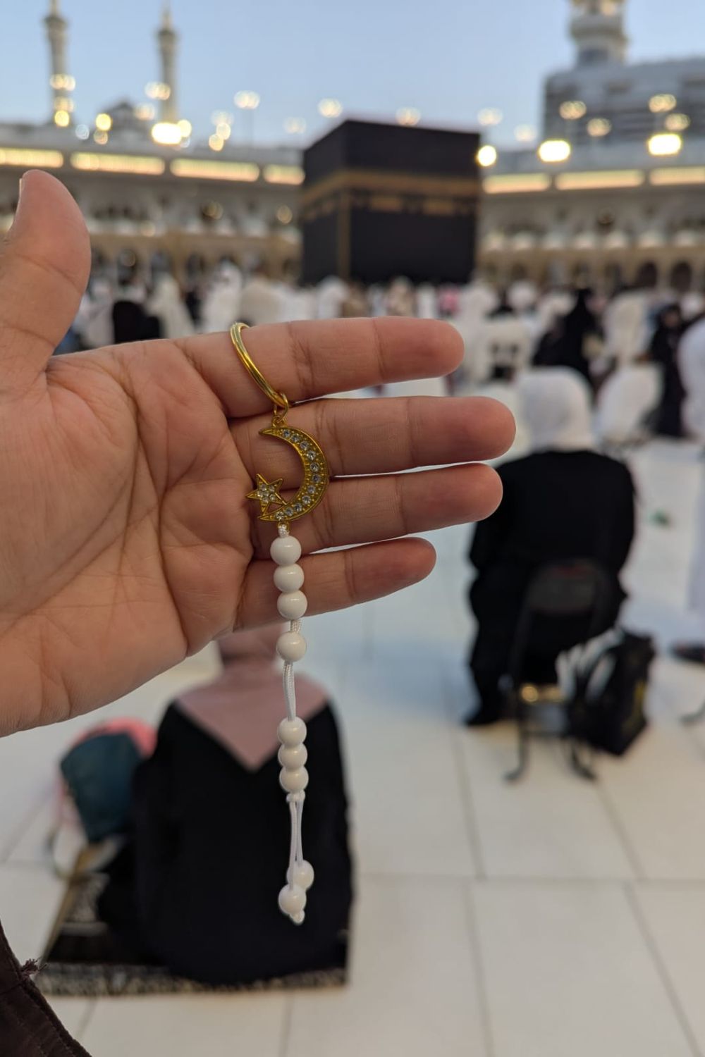 Hajj & Umrah Dua Card Kit with Lanyard & 7-Bead Tawaaf Tasbih – Essential Pilgrimage Gift Set