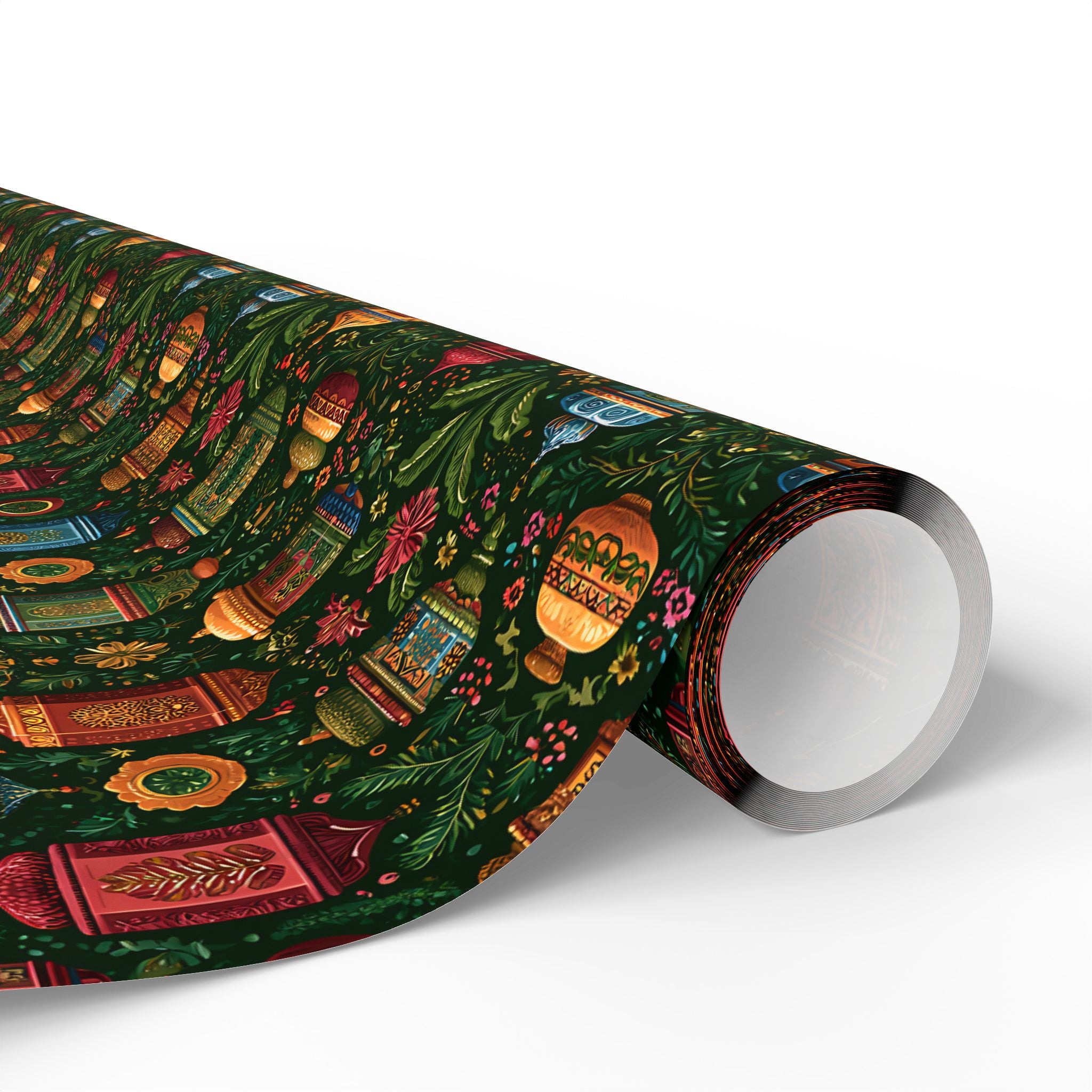 Islamic Wrapping Paper | Eid & Ramadan Lantern Gift Wrap | Luxury Elegant Wrapping Paper for Special Occasions
